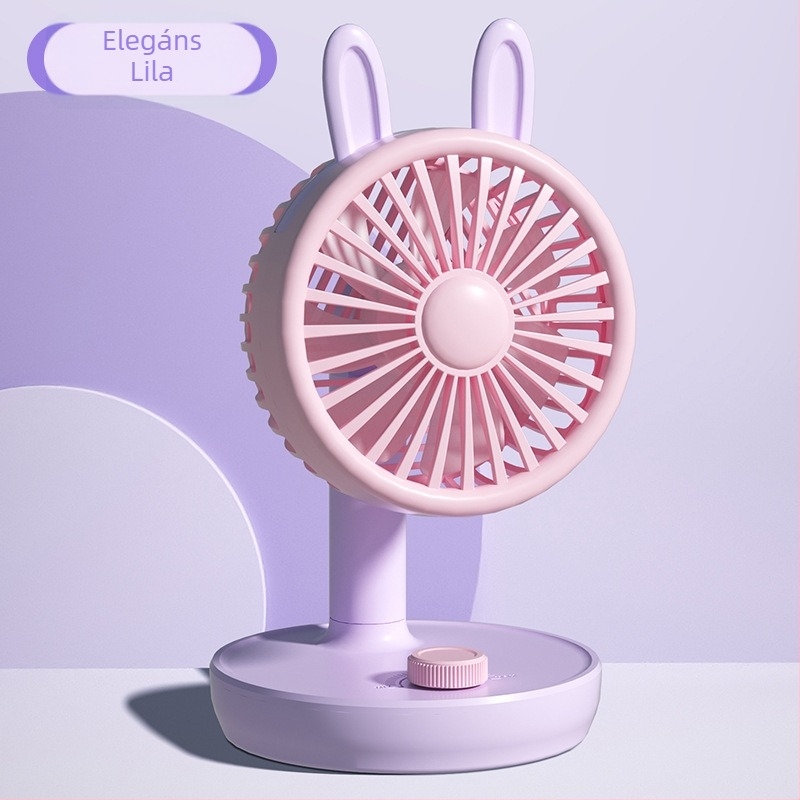 USB-s töltésű asztali mini ventilátor – hordozható utazáshoz, irodába és kollégiumba