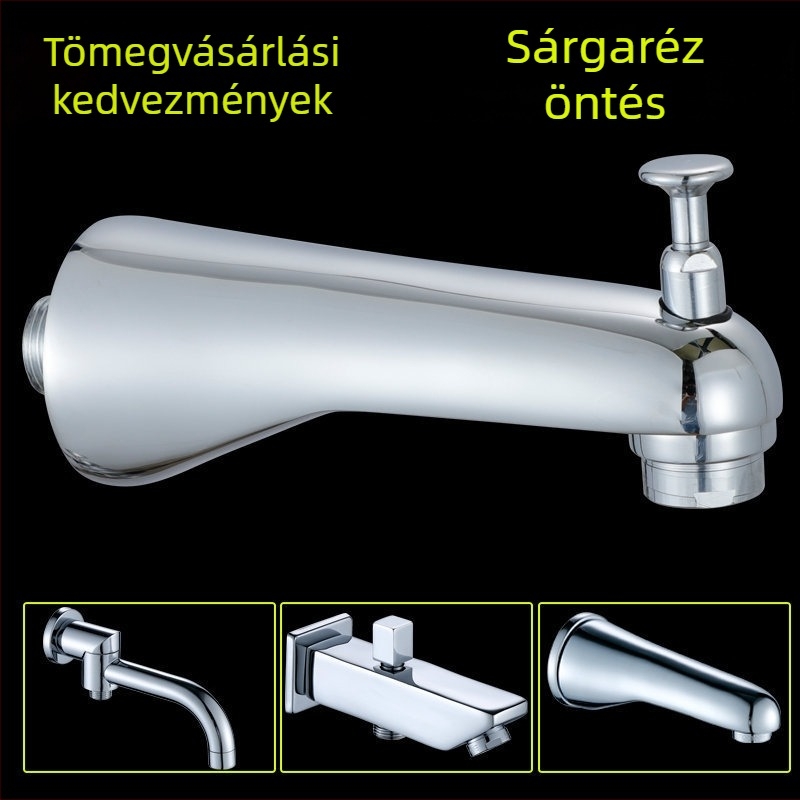 Dragon Hero Rejtett kádcsaptele diverterrel, réz szerkezet, modern design, egykaros, kifolyó a kádból és zuhanyhoz