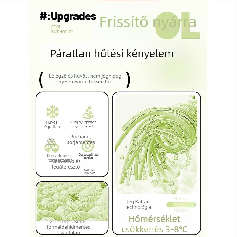 Ice Silk kanapé párna – nyáron hűsítő, csúszásmentes, vastabb huzat, modell 2025