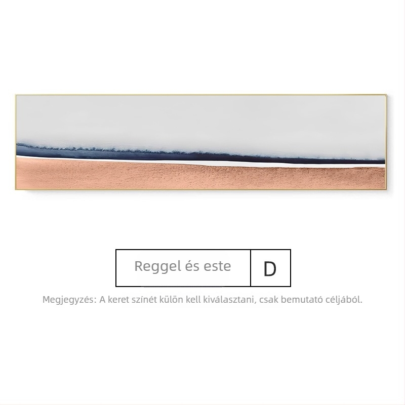 Ababsztrakt tengeri táj falikép – dekoráció hálószobába és nappaliba, modern minimalista stílus
