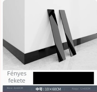 Öntapadós PVC lábazati szegély, falikép, sarkvédő csík, ablakpárkány, vízálló csempe matricák