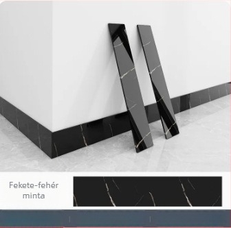 Öntapadós PVC lábazati szegély, falikép, sarkvédő csík, ablakpárkány, vízálló csempe matricák
