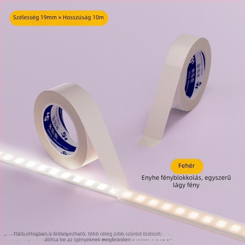 LED szalag anti glare szigetelő film, lágy fényű védőburkolat LEDcsőhéjhoz, hőálló
