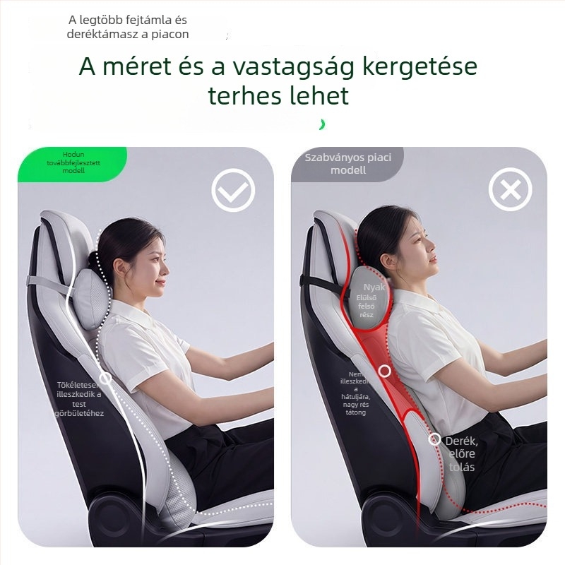 Aion N60 fejpárna, lumbális támasz és nyakpárna – autó belső kiegészítő készlet