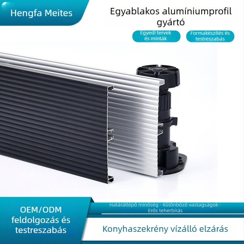 Konyhai alumíniumötvözet alappanel, vízálló fém profil, egyedi gyártás