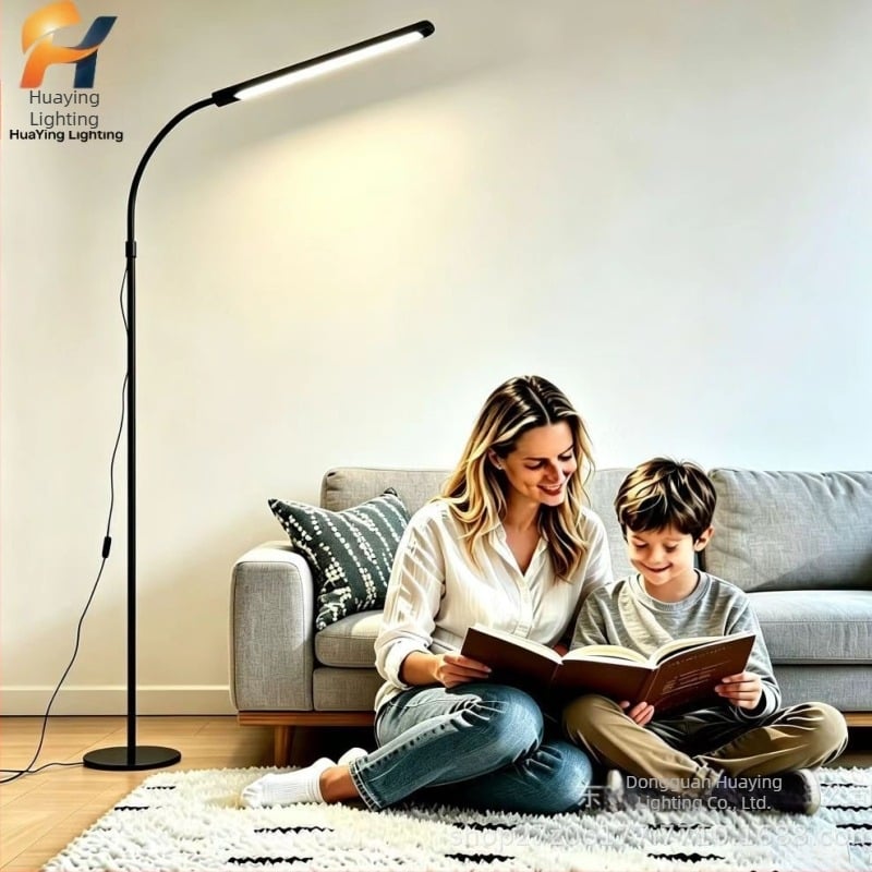 LED állólámpa a nappaliba és a hálószobába – egyszerű, modern dizájn, szemkímélő, olvasáshoz, íráshoz és zongorázáshoz ideális