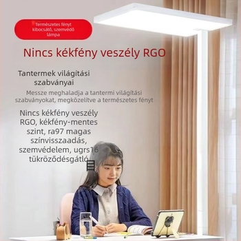 Természetes fényű állólámpa gyerekek tanulásához, tanulószobai zongora lámpa és olvasólámpa, teljes spektrumú világítás
