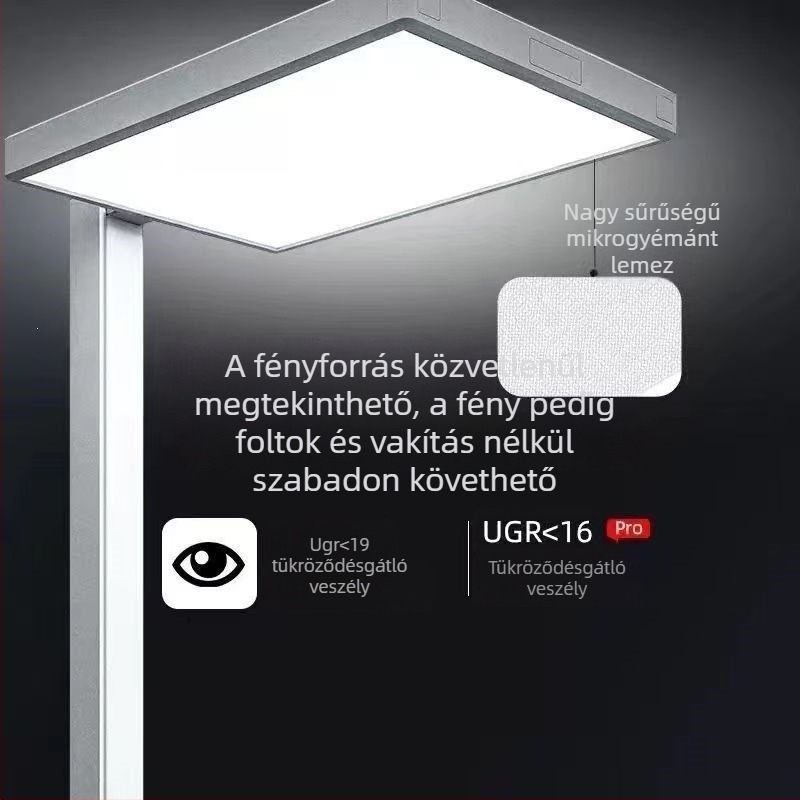 Természetes fényű állólámpa gyerekek tanulásához, tanulószobai zongora lámpa és olvasólámpa, teljes spektrumú világítás