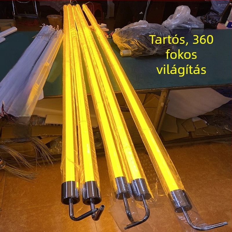 LED 360° akril dekoratív cső irodába – egyedi hossz és átmérő, kör alakú fénycső