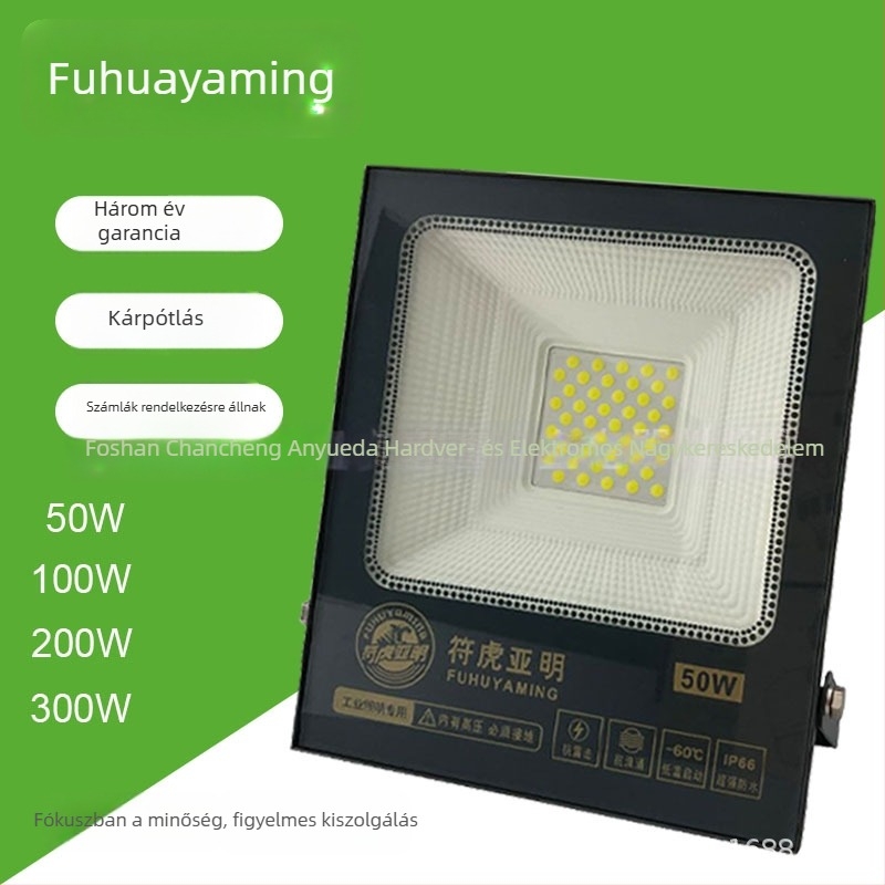 Fu Hua Yaming LED flood lámpa IP66 vízálló 50-300W alumínium ház
