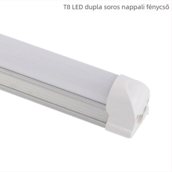 Kétsoros LED T8 lámpa, 36W, integrált 50W magas fényerejű mérnöki világítás, 110-220V
