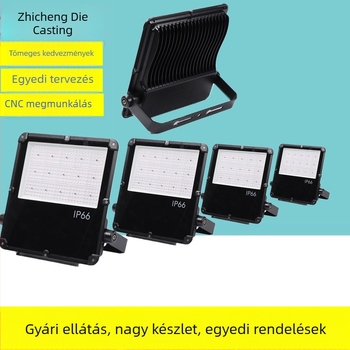 Öntött alumínium floodlámpa ház készlet, 50W, 100W, 200W és 300W