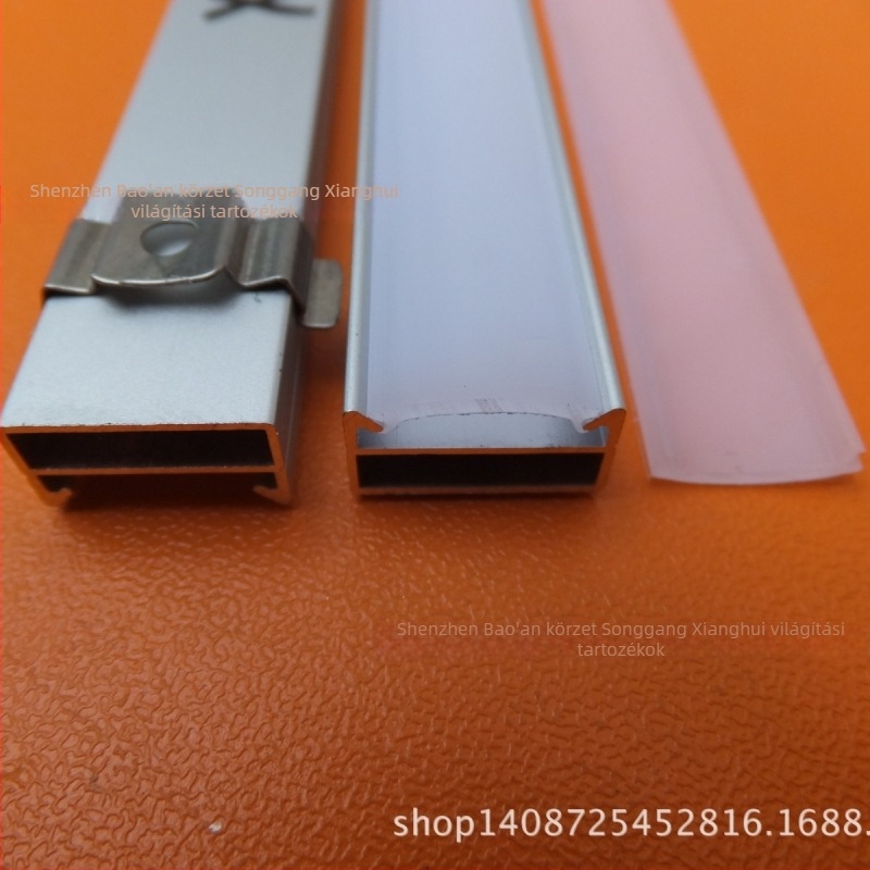 U‑típusú LED lineáris világítás szeparátorral — aluminiumcsatornás ház és alumíniumprofilos készlet