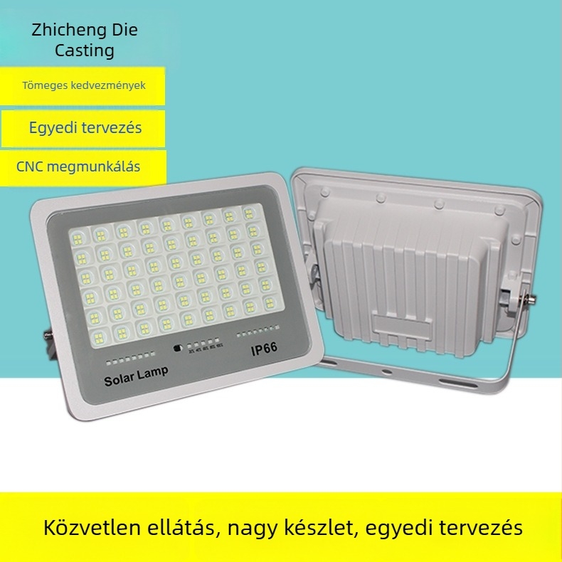 Új 4 az 1-ben napenergiás LED világítótest-ház készlet, öntött alumíniumból
