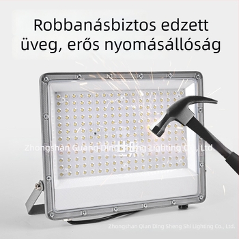 Guohan LED lineáris reflektor, vízálló kültéri használatra, 100W, 1800 lm, alumínium ház, IP66, 120° fényáram, 3000K/4000K/6500K