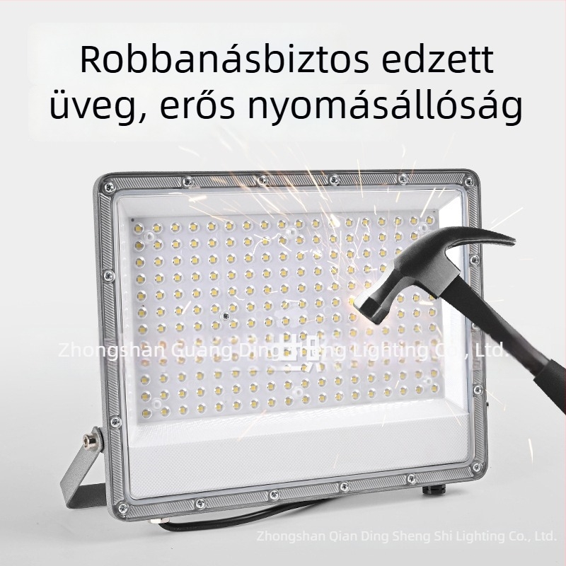 Guohan LED lineáris reflektor, vízálló kültéri használatra, 100W, 1800 lm, alumínium ház, IP66, 120° fényáram, 3000K/4000K/6500K