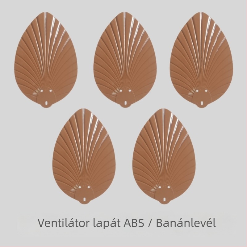 ABS mennyezeti ventilátor lapátok banánleveles dizájnnal, egyenes pengék, amerikai retro stílus