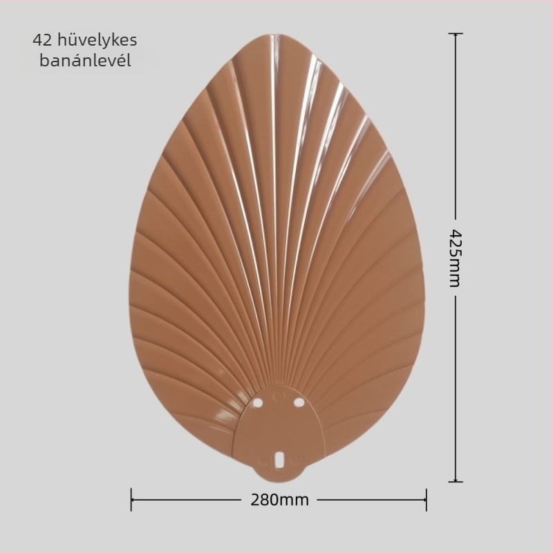 ABS mennyezeti ventilátor lapátok banánleveles dizájnnal, egyenes pengék, amerikai retro stílus