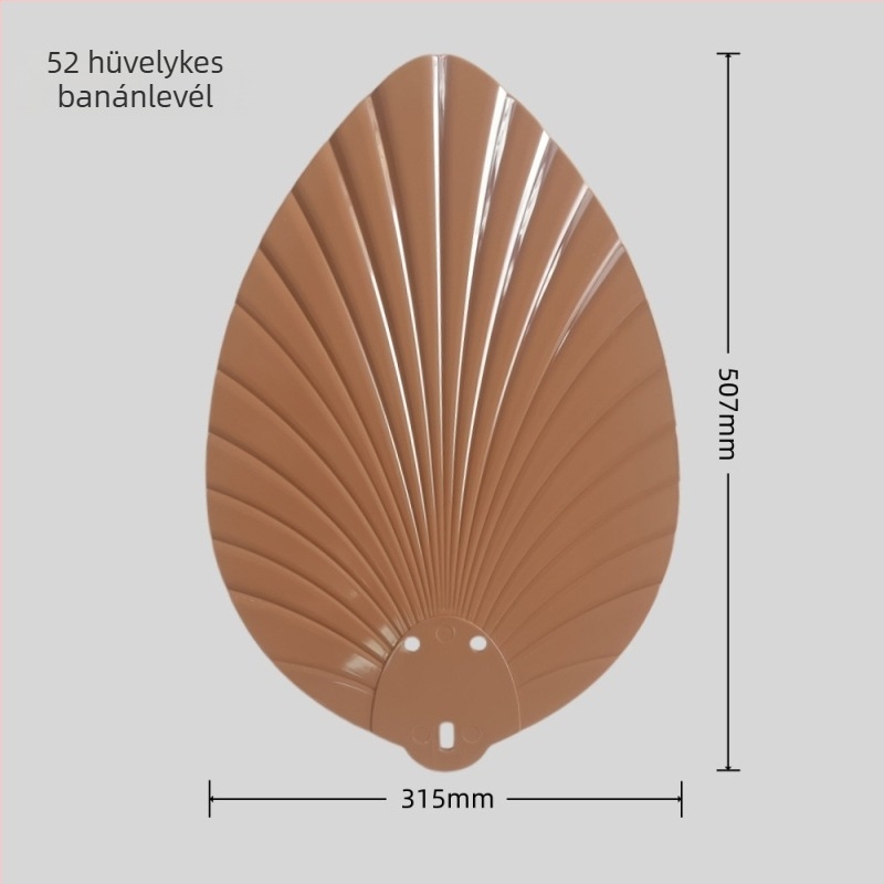 ABS mennyezeti ventilátor lapátok banánleveles dizájnnal, egyenes pengék, amerikai retro stílus