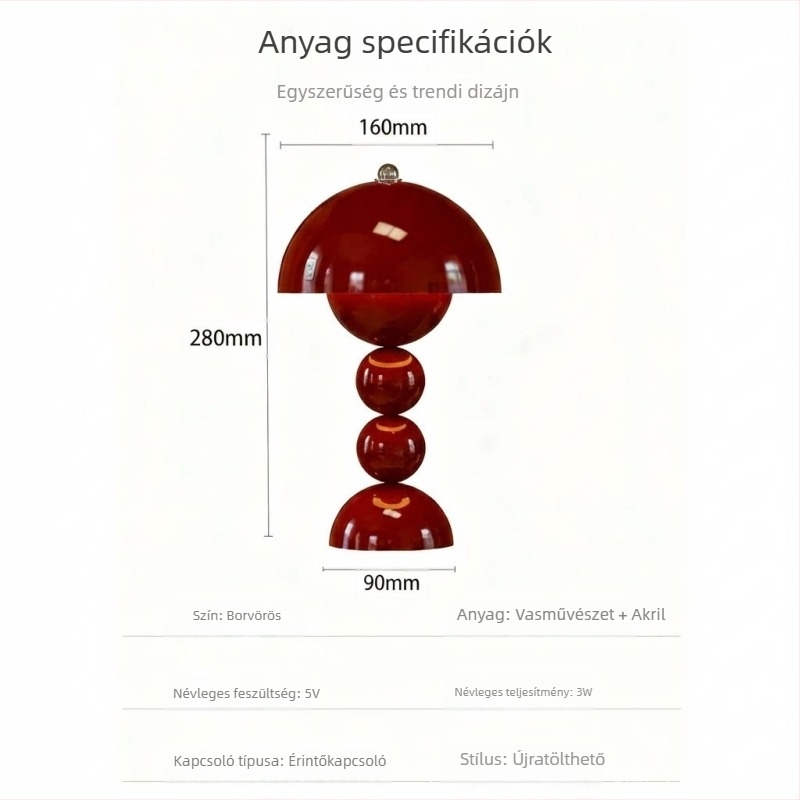 LED esküvői lámpa pár – modern minimalista éjjeli lámpák a menyasszony hálószobájába