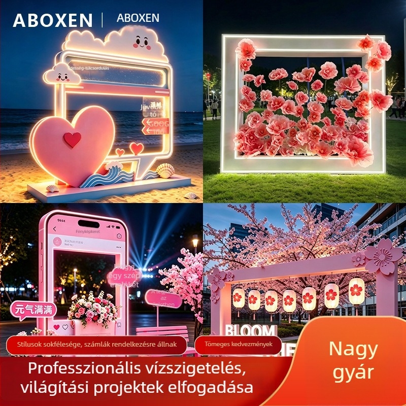 Kültéri LED fotókeret tájvilágítás parkokhoz és utcákhoz
