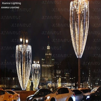 LED kültéri éjszakai látványvilág lámpa – fát ölelő dizájn, tájképi dekorációs világítás