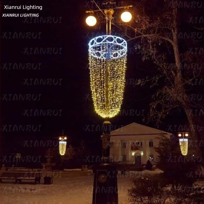 LED kültéri éjszakai látványvilág lámpa – fát ölelő dizájn, tájképi dekorációs világítás