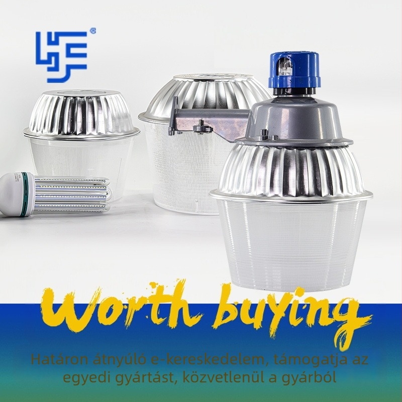 HF-175MA-C 65W NEMA twist-lock utcai lámpafej fotokapcsolóval, öntött alumíniumból, IP54, európai stílus, tömeges csomagolás