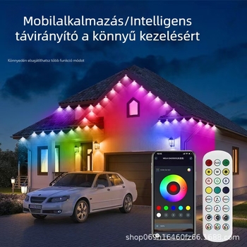 RGBIC LED vízálló oromfény – kerti dekoratív világítás