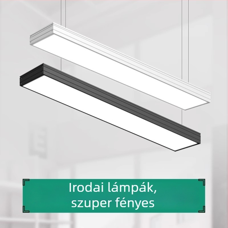 Irodai mennyezeti LED világítás, hosszú szalag LED, ipari stílusú, üzletek és edzőtermek számára