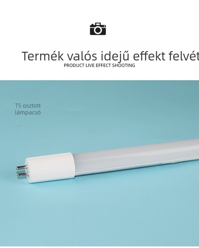 T6 osztott LED cső, T5/T6 cső, 1,2 m nappali fény
