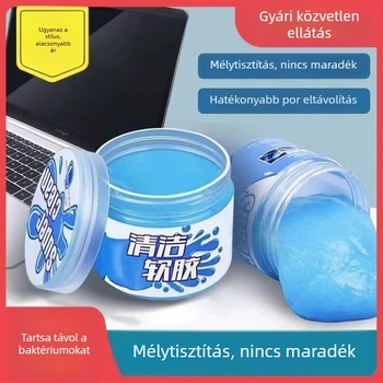 Autó belső tisztító gél és billentyűzet por-eltávolító