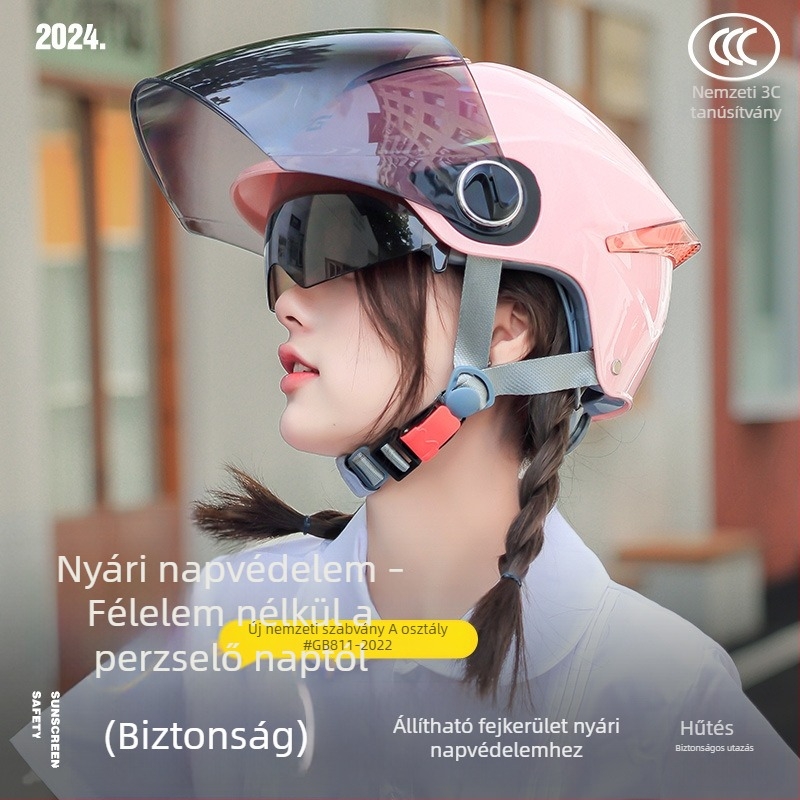 DFG 3C-certifikált minden évszakos uniszex sisak elektromos biciklikhez is motorkerékpárokhoz