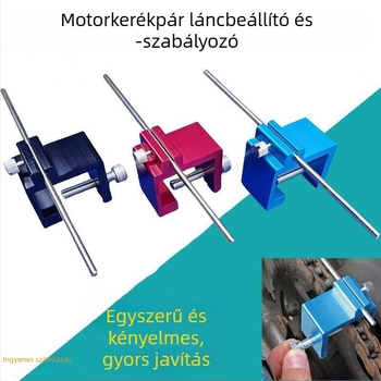 Motorkerékpár lánc igazító és javító eszköz, univerzális láncállító off-road használatra