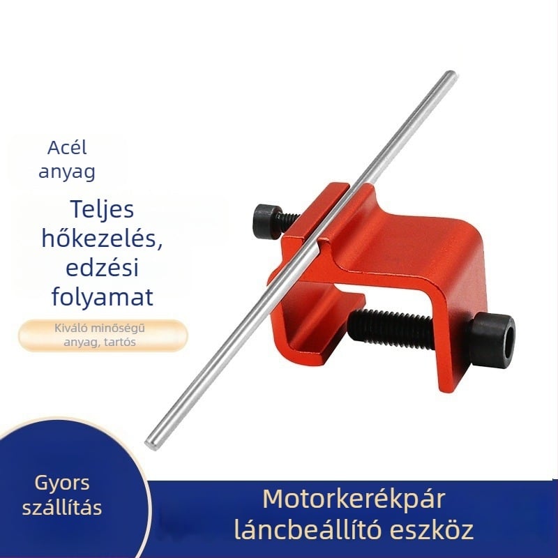 Motorkerékpár lánc igazító és javító eszköz, univerzális láncállító off-road használatra