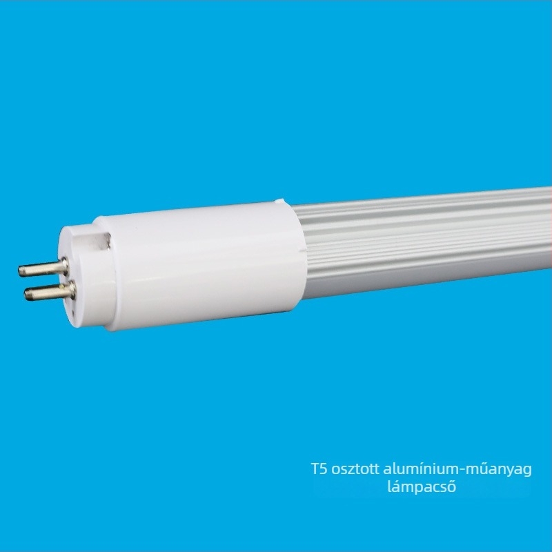 T5 fénycső, 220V, flicker-mentes, két végű bemenet, G5 foglalat, szétválasztott típus, 120 cm és 60 cm