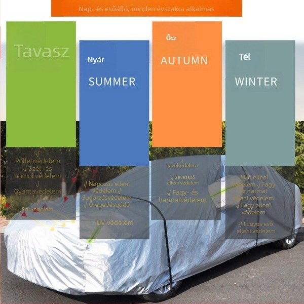 Starway LX SUV autóhuzat – teljes védelem, esőálló, UV-védelem, hőszigetelés, univerzális autóhuzat