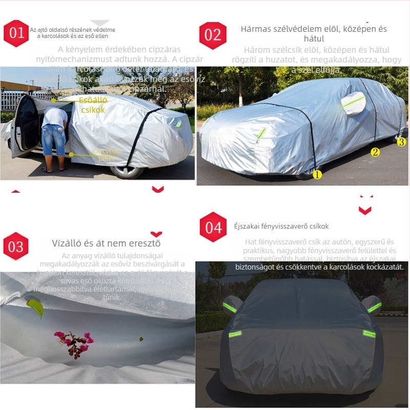 Starway LX SUV autóhuzat – teljes védelem, esőálló, UV-védelem, hőszigetelés, univerzális autóhuzat