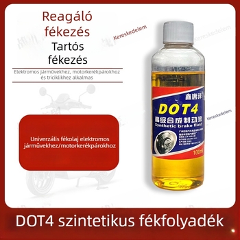 DOT4 fékfolyadék elektromos járművekhez, 100 ml