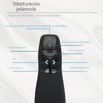 USB-s infravörös lézeres előadó PowerPointhoz — oldalváltó toll előadásokhoz