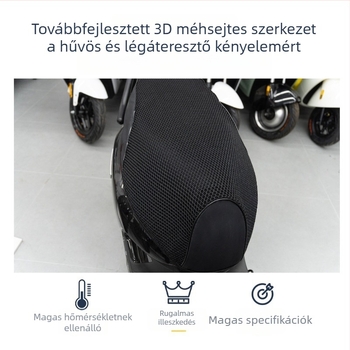N370C, N380C/N385C ülésvédő huzat UV-védelmet és hőszigetelést biztosító, csúszásmentes méhsejt-hálóval