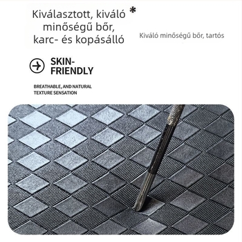 Elektromos motoros ülésvédő bőrből, vízálló és UV-védett, egész éves használatra, kényelmes és tartós.