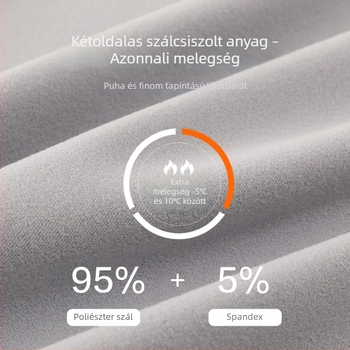 Őszi–téli gyerekeknek kationos meleg közepes vastagságú pizsama készlet
