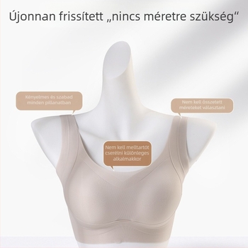 Átjárható Minakawa fehérnemű felhőhöz hasonló puha támasztékkal a felhúzás és formázás érdekében, teljes kosár, vékony formázott kosarak, vállpántok kettősek, acélkeret nélkül, külső anyag ezüst rost, 11481