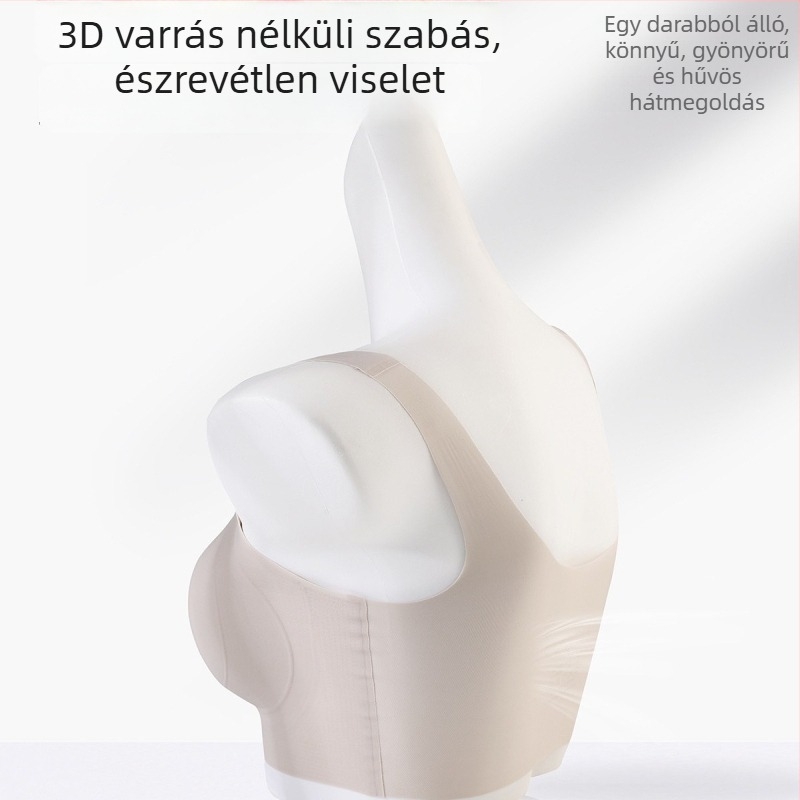 Átjárható Minakawa fehérnemű felhőhöz hasonló puha támasztékkal a felhúzás és formázás érdekében, teljes kosár, vékony formázott kosarak, vállpántok kettősek, acélkeret nélkül, külső anyag ezüst rost, 11481