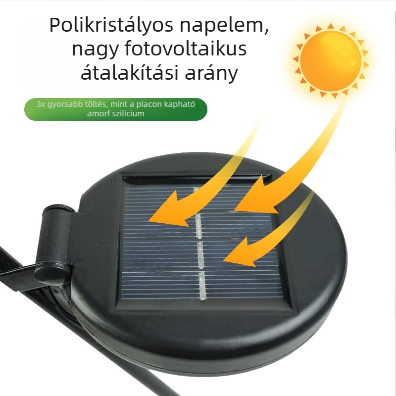 Napelemes kerti világítás rák és polip motívummal, vasból készült dísz talajlámpák a kerthez