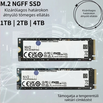 NVMe M.2 SSD NV2 nagysebességű laptopokhoz – 1TB/2TB/4TB