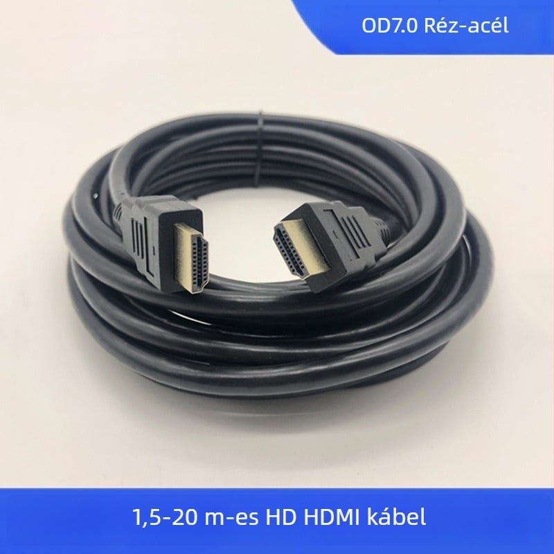 HDMI-kábel OD7.0 – Videókábel számítógéphez, set-top boxhoz és laptophoz LCD TV-hez, hossz 1.5-20 m