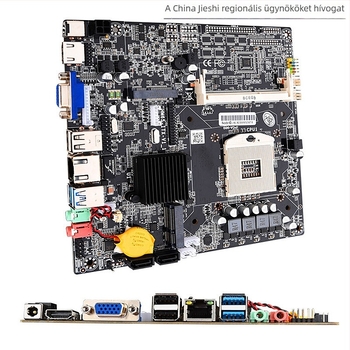 HM65 Mini-ITX univerzális alaplap noteszgéphez és asztali számítógéphez – hároméves garancia, élettartam-karbantartás