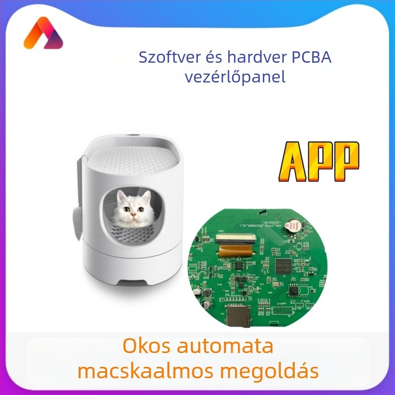 AI hangvezérlésű automata zárt macskaalom-doboz PCBA vezérlőlap